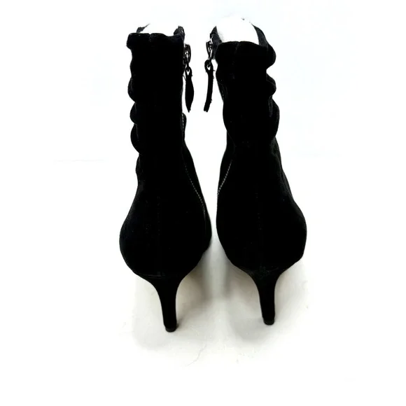 Bella Vita Danielle Black Suede Leather Booties Size 8M NWT AND BOX - Picture 6 of 8